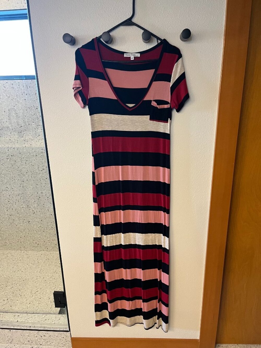 Striped maxi dress